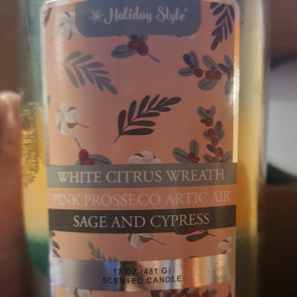 Scented candle 17oz